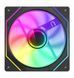 Вентилятор 120 мм, GameMax FN12A-S8I-R, 800-1600 об/хв, 50 см), 4-pin (PWM, Black, ARGB підсвічування, 50 см) / 3-pin (ARGB, гідродинамічний підшипник, 120х120х25 мм, до 31.21 дБ