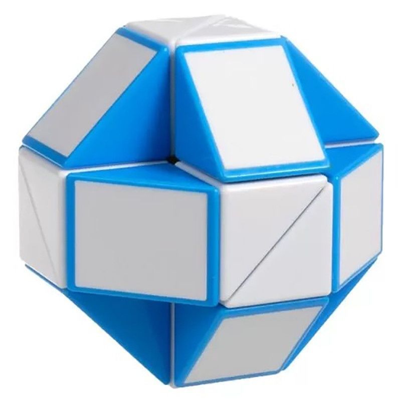 Smart Cube Змійка Рубіка біло-блакитна (SCT401) у коробці
