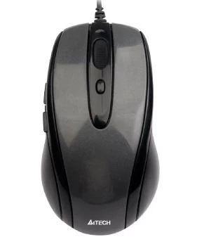 Миша A4Tech N-708X Glossy Grey V-TRACK USB, 169 г, 116 x 65 x 40 мм, оптичний, від 1.21 до 2 м