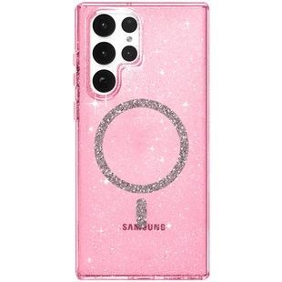 Чохол TPU Eclipse Sparkle Magnetic Fit Pink для Samsung Galaxy S24 Ultra