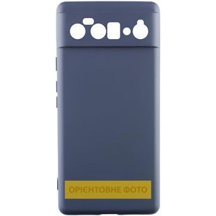 Чохол GETMAN Liquid Silk Full Camera для TECNO Spark Go 1, синій