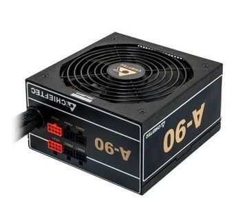 Блок живлення 650 Вт, Chieftec A90, 80+ Standart, 140 мм, захист AFC/OCP/OPP/OTP/OVP/SCP/SIP/UVP (GDP-650C), Black, Active PFC, напiвмодульний, 3xMolex / 6xSATA / 2x6+2-pin / 1x20+4-pin / 1x4+4-pin