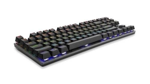 Клавиатура REAL-EL M 05 Grey, USB, металлическая основа, NKRO, 87 кнопок, RGB подсветка (20 режимов), механическая (переключатели Huano Blue)