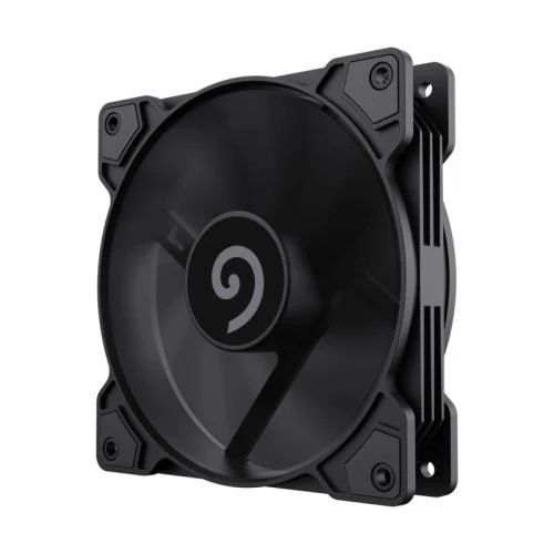 Вентилятор 120 мм, GameMax GMX-WFBK-PWM, 4-pin (PWM, 50 см), до 30 дБ, Black, гідродинамічний підшипник, 800-1600 об/хв, 120х120х25 мм