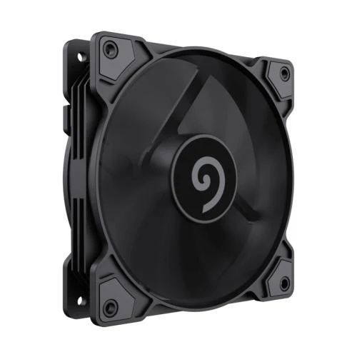 Вентилятор 120 мм, GameMax GMX-WFBK-PWM, 4-pin (PWM, 50 см), до 30 дБ, Black, гідродинамічний підшипник, 800-1600 об/хв, 120х120х25 мм