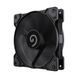 Вентилятор 120 мм, GameMax GMX-WFBK-PWM, 4-pin (PWM, 50 см), до 30 дБ, Black, гідродинамічний підшипник, 800-1600 об/хв, 120х120х25 мм