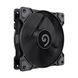 Вентилятор 120 мм, GameMax GMX-WFBK-PWM, 4-pin (PWM, 50 см), до 30 дБ, Black, гідродинамічний підшипник, 800-1600 об/хв, 120х120х25 мм