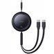 Дата-кабель Baseus Bright Mirror Series Type-C - 2x Type-C 100W 1м Cluster Black
