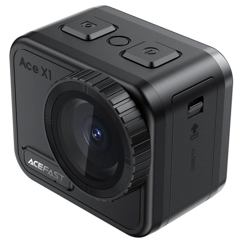 Екшн-камера Acefast X1 4K sports waterproof IPX8, чорна
