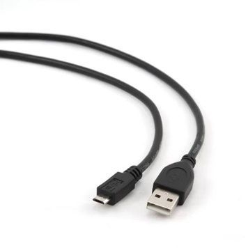 Кабель USB 2.0 AM - microUSB (5P), 1.8 м, Cablexpert (CCP-mUSB2-AMBM-6), Black