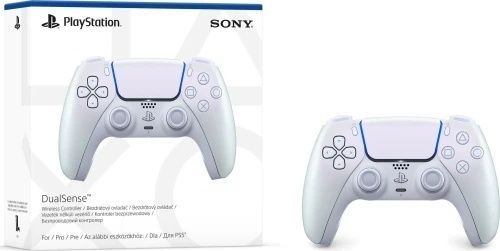 Геймпад Sony PlayStation 5 DualSense, Chroma Pearl, Bluetooth, подвійна вібрація, комбіноване