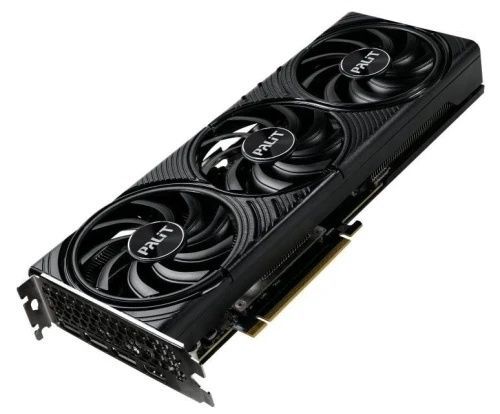 Видеокарта GeForce RTX 5070, Palit, 12Gb GDDR7, 192-bit, HDMI/3xDP, Infinity 3 OC, 2542/28000 MHz, 16-pin (NE75070S19K9-GB2050S)