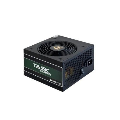 Блок живлення 500 Вт, Chieftec TASK, 3xMolex / 5xSATA / 1x6+2-pin / 1x4+4-pin / 1x20+4-pin, 80+ Bronze, 120 мм, захист AFC/OPP/OTP/OVP/SCP/SIP/UVP, Black, Active PFC, ATX 12V v2.3 (TPS-500S)