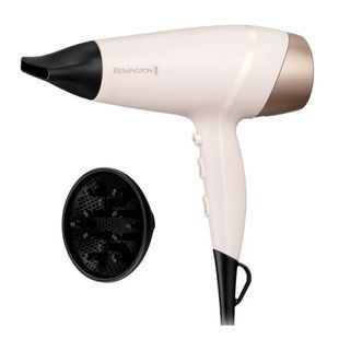 Фен Remington D4740 E51, White, 2 швидкості, 2200W, 3 режими, дифузор (45737560100), стандартний концентратор (11мм)