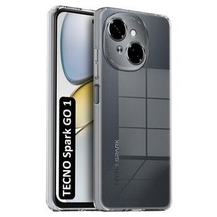 Чехол TPU Epic Transparent 1,5mm Full Camera для TECNO Spark Go 1 (KL4) Бесцветный