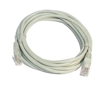 Патч-корд 3 м, UTP, Grey, PVC (PP12-3M), Cablexpert, Cat.5e, CCA