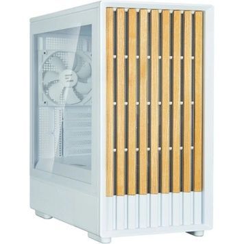 Корпус Zalman P10 Namu, White, без БП, макс. CPU - 173 мм / VGA - 340 мм, боковая панель из закаленного стекла, 1xType-C / 1xUSB 3.0, для Micro ATX / Mini ITX, 3x120 мм, Mini Tower
