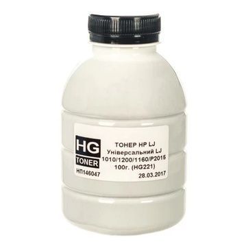 Тонер HP Universal 1010/1200/2100/4000/5000, 100 г, HG (TSM-HG221-100), Black