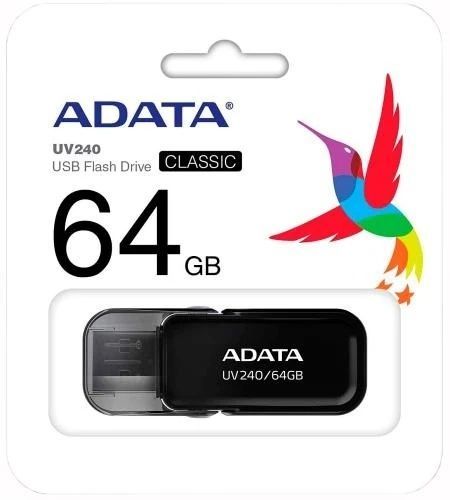 Флешка ADATA UV240 64GB USB 2.0 &mdash; зручне зберігання даних