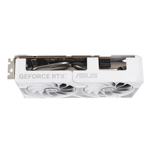 Відеокарта GeForce RTX 5060, Asus, 8Gb GDDR7, 128-bit, HDMI/3xDP, 2565/28000 MHz, 8-pin (DUAL-RTX5060-O8G-WHITE), DUAL OC (White Edition)