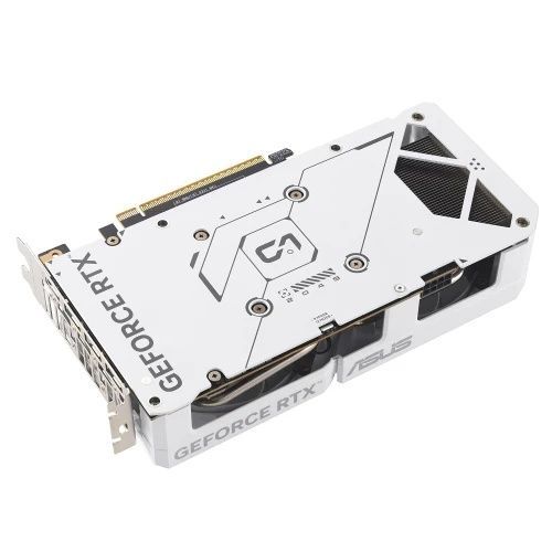 Відеокарта GeForce RTX 5060, Asus, 8Gb GDDR7, 128-bit, HDMI/3xDP, 2565/28000 MHz, 8-pin (DUAL-RTX5060-O8G-WHITE), DUAL OC (White Edition)