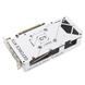 Відеокарта GeForce RTX 5060, Asus, 8Gb GDDR7, 128-bit, HDMI/3xDP, 2565/28000 MHz, 8-pin (DUAL-RTX5060-O8G-WHITE), DUAL OC (White Edition)