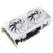 Відеокарта GeForce RTX 5060, Asus, 8Gb GDDR7, 128-bit, HDMI/3xDP, 2565/28000 MHz, 8-pin (DUAL-RTX5060-O8G-WHITE), DUAL OC (White Edition)