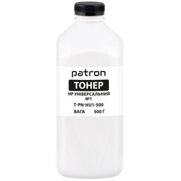 Тонер HP Universal №1 1010/1100/1005/1200/3020, 500 г, Patron (PN-HU1-500), Black