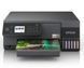 БФП струменевий кольоровий A4 Epson L8100, Black, чорнило Epson 115 (C11CK94401), вбудоване СБПЧ, USB / Lan, WiFi, до 22/22 стр/хв, сенсорний РК-екран 6.1 см, друк на ID / DVD, 5760х1440 dpi