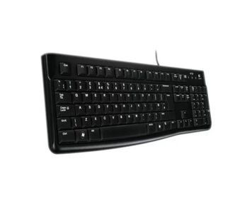 Клавіатура Logitech K120, Black, українська розкладка клавіатури, 104 кнопки, 1.8 м (920-002643), стандартна, USB