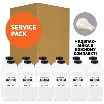 Тонер HP Universal №1 1010/1100/1005/1200/3020, 10 кг (12 банок по 833 г), Patron (PN-HU1-10SP), Black