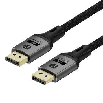 Кабель DisplayPort (M) - DisplayPort (M), 3 м, V1.4, 8K / 60 Гц (CW-CBDP094-BK), ColorWay, Черный