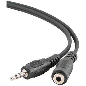 Кабель-подовжувач звуковий, 3.5 мм (F) - 3.5 мм (M), Cablexpert (CCA-423), Black, 1.5 м