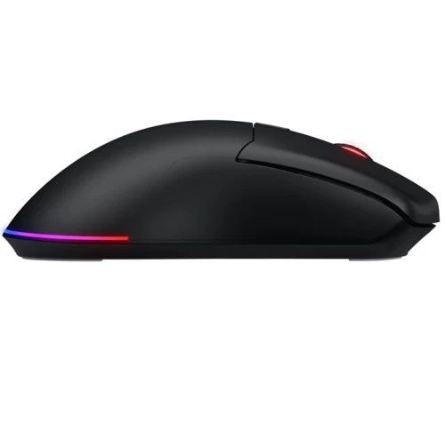 Миша бездротова Hator Pulsar 3, Black, оптична (сенсор PixArt PMW 3311), RGB підсвічування, 12000 dpi, перемикачі HATOR Optical 100M / Kailh 3M, акумулятор 600 mAh (HTM630), 35G, Bluetooth / USB 2.4 GHz / USB