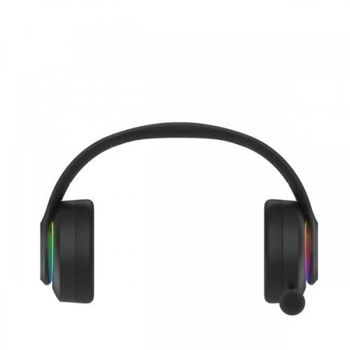 Навушники бездротові Bloody GR520, Black, RGB підсвічування, динаміки 50 мм, Bluetooth 5.3 / USB 2.4 GHz / 3.5 мм, 105 дБ, мікрофон, 16 Ом, 1050 mAh