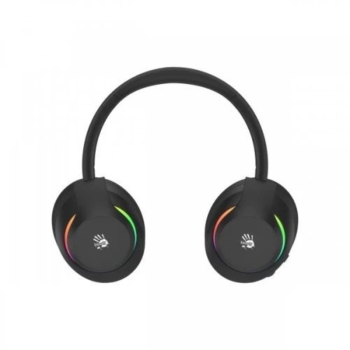 Навушники бездротові Bloody GR520, Black, RGB підсвічування, динаміки 50 мм, Bluetooth 5.3 / USB 2.4 GHz / 3.5 мм, 105 дБ, мікрофон, 16 Ом, 1050 mAh