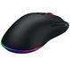Миша бездротова Hator Pulsar 3, Black, оптична (сенсор PixArt PMW 3311), RGB підсвічування, 12000 dpi, перемикачі HATOR Optical 100M / Kailh 3M, акумулятор 600 mAh (HTM630), 35G, Bluetooth / USB 2.4 GHz / USB