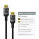 Кабель DisplayPort (M) - DisplayPort (M), 3 м, V1.4, 8K / 60 Гц (CW-CBDP094-BK), ColorWay, Черный