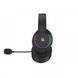 Навушники бездротові Bloody GR520, Black, RGB підсвічування, динаміки 50 мм, Bluetooth 5.3 / USB 2.4 GHz / 3.5 мм, 105 дБ, мікрофон, 16 Ом, 1050 mAh