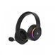 Навушники бездротові Bloody GR520, Black, RGB підсвічування, динаміки 50 мм, Bluetooth 5.3 / USB 2.4 GHz / 3.5 мм, 105 дБ, мікрофон, 16 Ом, 1050 mAh