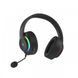 Навушники бездротові Bloody GR520, Black, RGB підсвічування, динаміки 50 мм, Bluetooth 5.3 / USB 2.4 GHz / 3.5 мм, 105 дБ, мікрофон, 16 Ом, 1050 mAh