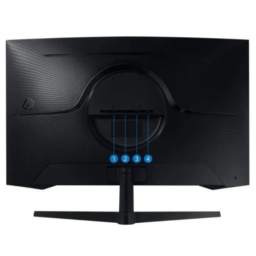 Монітор вигнутий 32" Samsung Odyssey Gaming G55C, Black, 2560x1440 (16:9), VA, 2500:1, 1 мс, AMD FreeSync (LS32CG550EIXUA), HDMI/DP, 178&deg;/178&deg;, VESA 75x75, 300 кд/м&sup2;, 1000R, 165 Гц