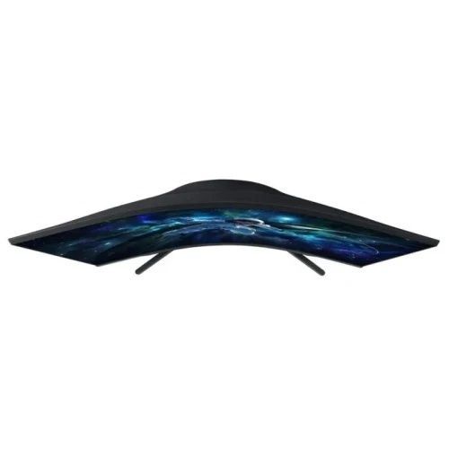Монітор вигнутий 32" Samsung Odyssey Gaming G55C, Black, 2560x1440 (16:9), VA, 2500:1, 1 мс, AMD FreeSync (LS32CG550EIXUA), HDMI/DP, 178&deg;/178&deg;, VESA 75x75, 300 кд/м&sup2;, 1000R, 165 Гц