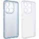 Чехол Starfall Clear TPU голубой для Tecno Pop 7