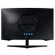 Монітор вигнутий 32" Samsung Odyssey Gaming G55C, Black, 2560x1440 (16:9), VA, 2500:1, 1 мс, AMD FreeSync (LS32CG550EIXUA), HDMI/DP, 178&deg;/178&deg;, VESA 75x75, 300 кд/м&sup2;, 1000R, 165 Гц