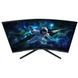 Монітор вигнутий 32" Samsung Odyssey Gaming G55C, Black, 2560x1440 (16:9), VA, 2500:1, 1 мс, AMD FreeSync (LS32CG550EIXUA), HDMI/DP, 178&deg;/178&deg;, VESA 75x75, 300 кд/м&sup2;, 1000R, 165 Гц