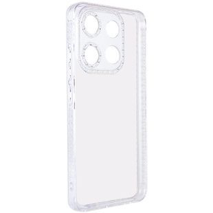 Чехол Starfall Clear TPU накладка для Tecno Pop 7, прозрачный