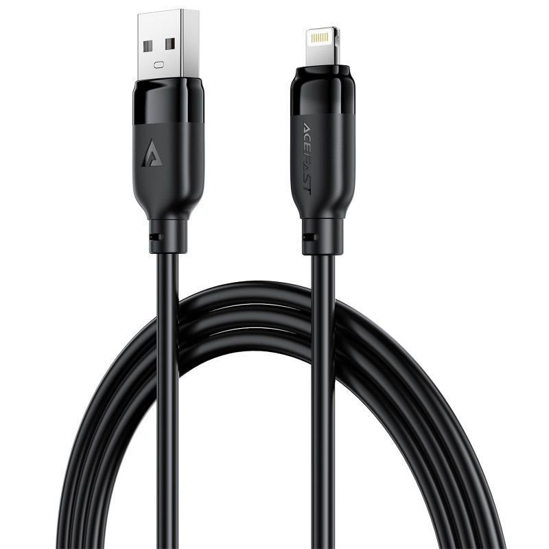 Дата-кабель Acefast C16-06 USB-Lightning 2.4A (2м), черный