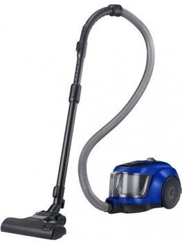 Пилосос Samsung VCC45W0S36/UK Blue, 700W, об'єм 1.3 л, телескопічна трубка, щілинна, насадка підлога-килим, сухе прибирання, безмішковий