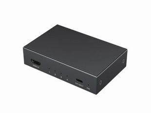 Розгалужувач HDMI сигналу, Cablexpert DSP-HDMI4K-4P-01, 4K / 30 Гц, Black, на 4 порти HDMI, живлення Type-C (5V/2A)